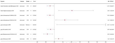 Association between the gut microbiota, inflammatory factors, and colorectal cancer: evidence from Mendelian randomization analysis